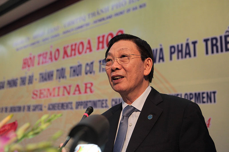 Chủ tịch UBND TP Nguyễn Thế Thảo phát biểu tổng kết Hội thảo.